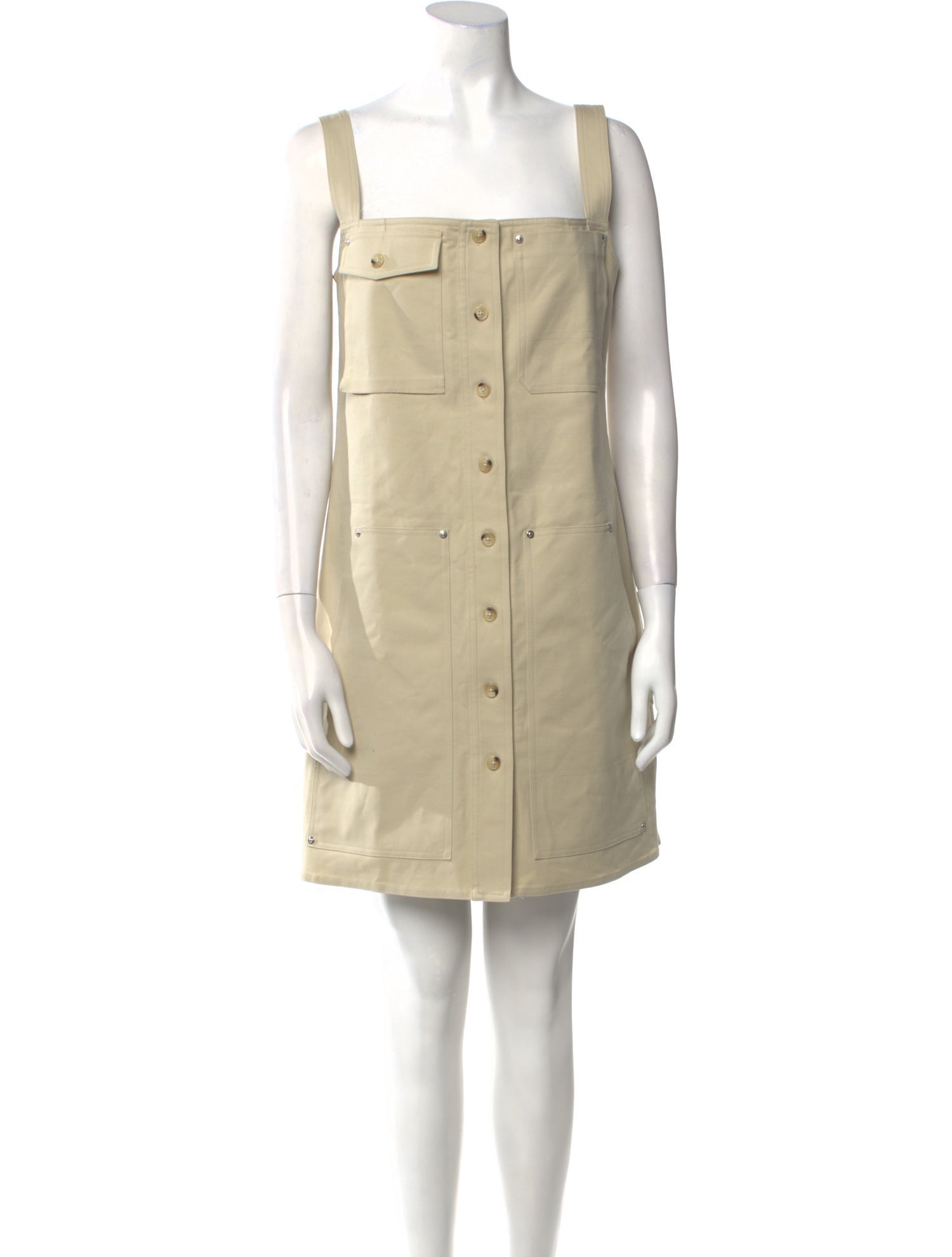 Helmut Lang Square Neckline Mini Dress