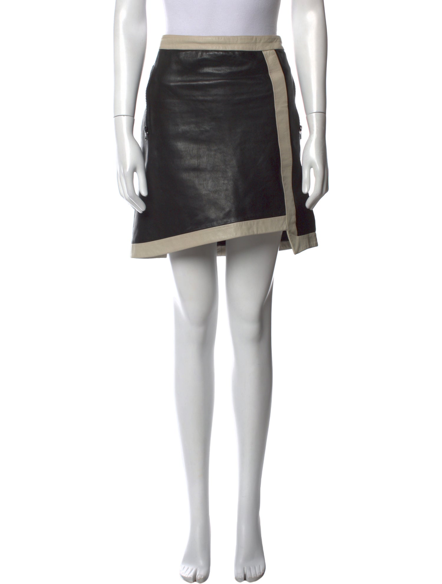 Helmut Lang Leather Mini Skirt