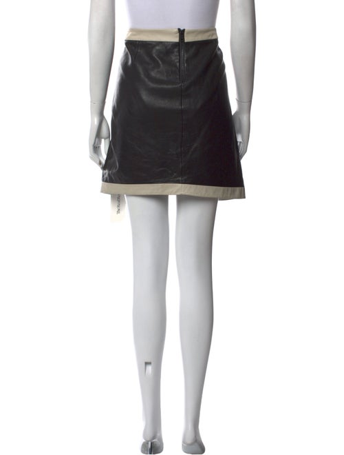Helmut Lang Leather Mini Skirt