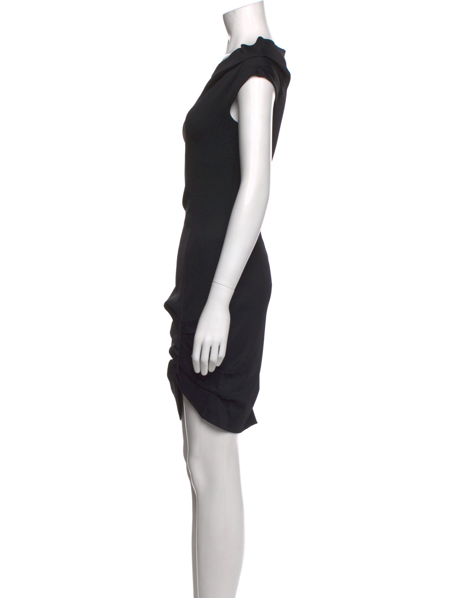Helmut Lang Cowl Neck Knee-Length Dress