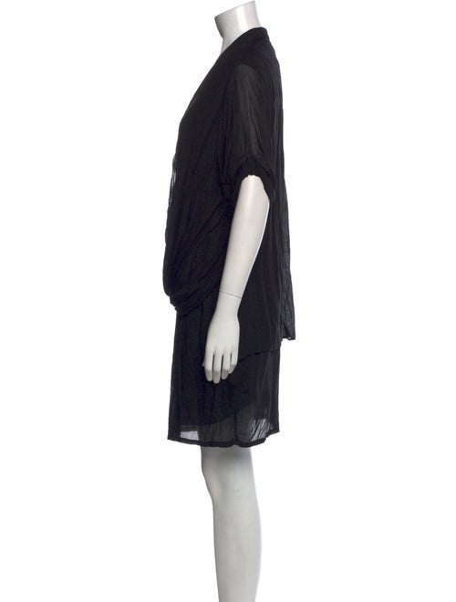 Helmut Lang V-Neck Mini Dress