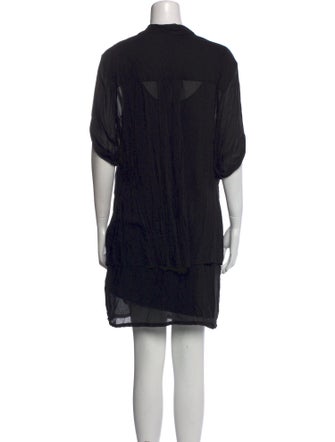 Helmut Lang V-Neck Mini Dress