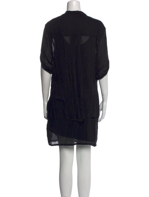 Helmut Lang V-Neck Mini Dress