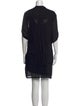 Helmut Lang V-Neck Mini Dress