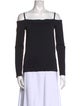 Helmut Lang Square Neckline Long Sleeve Top