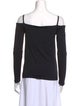 Helmut Lang Square Neckline Long Sleeve Top