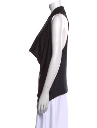 Helmut Lang Cowl Neck Sleeveless Tunic