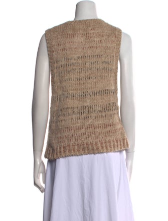 Helmut Lang Striped Scoop Neck Sweater