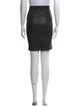 Helmut Lang Lamb Leather Knee-Length Skirt