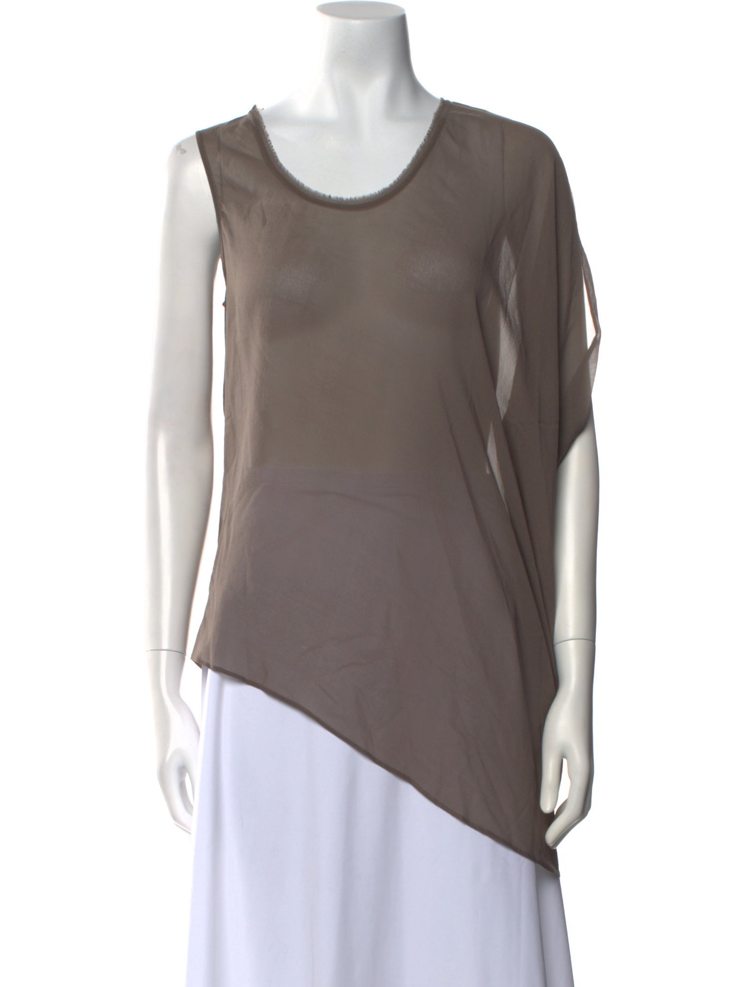 Helmut Lang Scoop Neck Short Sleeve T-Shirt