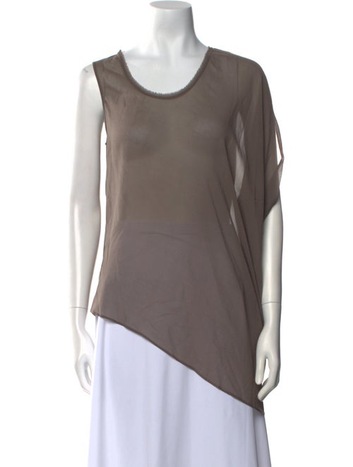 Helmut Lang Scoop Neck Short Sleeve T-Shirt