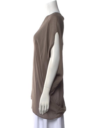 Helmut Lang Scoop Neck Short Sleeve T-Shirt