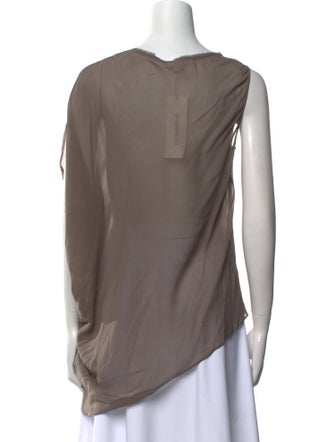 Helmut Lang Scoop Neck Short Sleeve T-Shirt