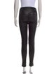 Helmut Lang Lamb Leather Skinny Leg Pants