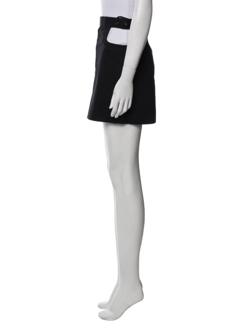 Helmut Lang Cutout Accent Mini Skirt