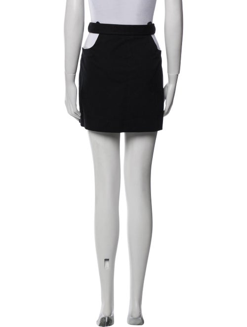 Helmut Lang Cutout Accent Mini Skirt