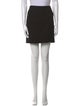 Helmut Lang Leather Trim Embellishment Mini Skirt