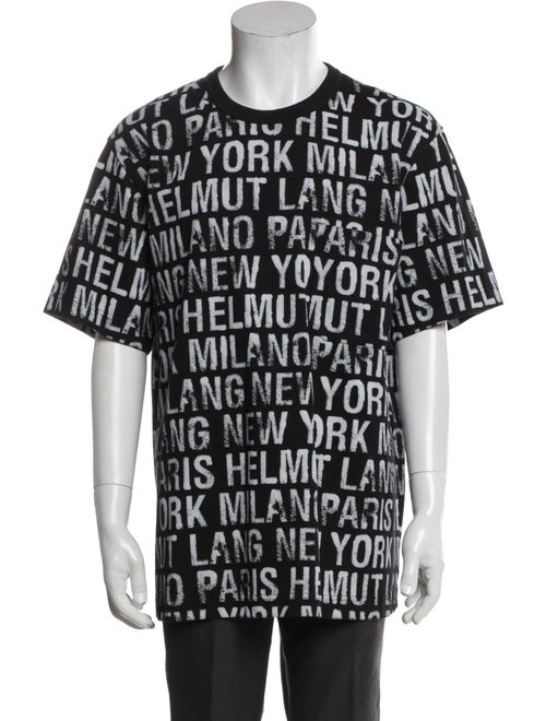 Helmut Lang Printed Crew Neck T-Shirt