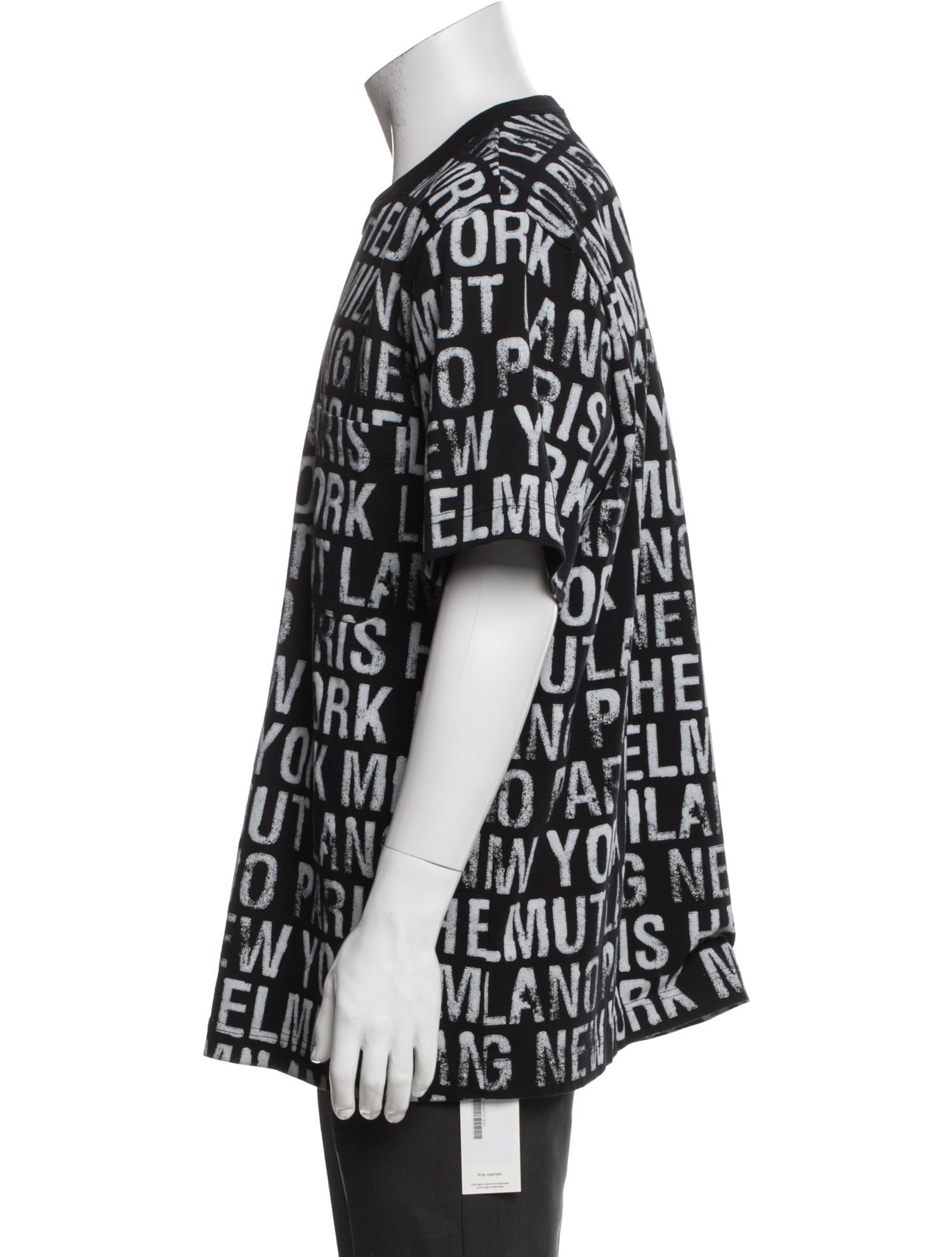 Helmut Lang Printed Crew Neck T-Shirt