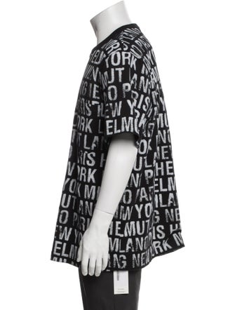 Helmut Lang Printed Crew Neck T-Shirt