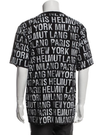 Helmut Lang Printed Crew Neck T-Shirt