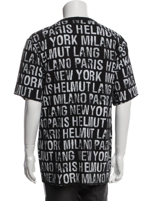 Helmut Lang Printed Crew Neck T-Shirt