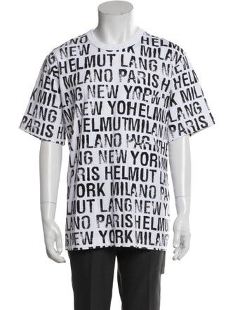 Helmut Lang Printed Crew Neck T-Shirt