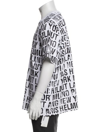 Helmut Lang Printed Crew Neck T-Shirt