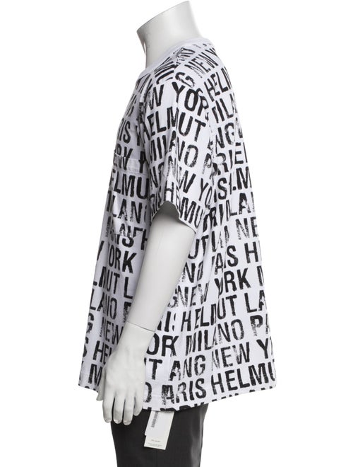 Helmut Lang Printed Crew Neck T-Shirt