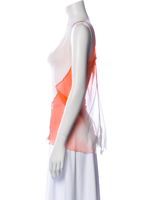 Helmut Lang Silk Cowl Neck Top