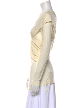 Helmut Lang Bateau Neckline Long Sleeve Tunic