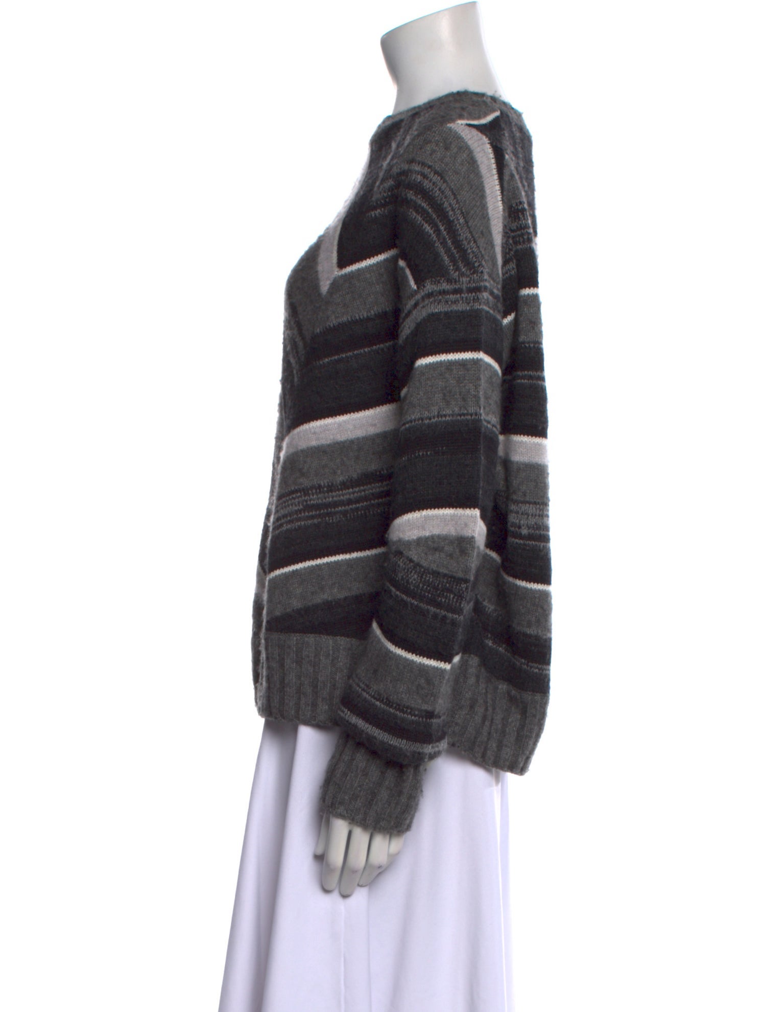 Helmut Lang Wool Striped Sweater w/ Tags
