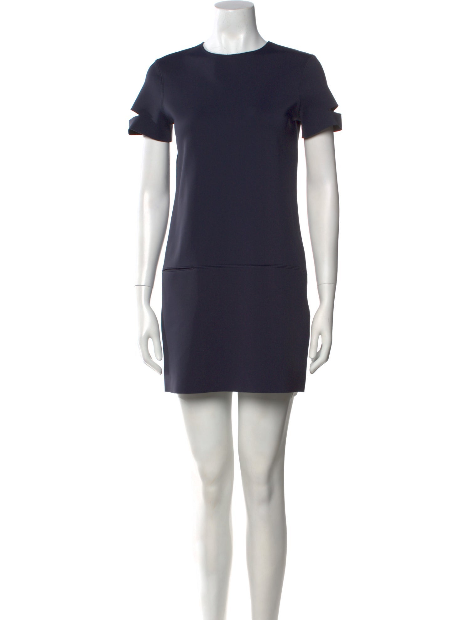 Helmut Lang Crew Neck Mini Dress