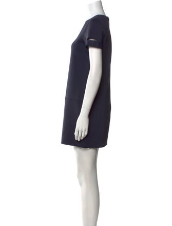 Helmut Lang Crew Neck Mini Dress