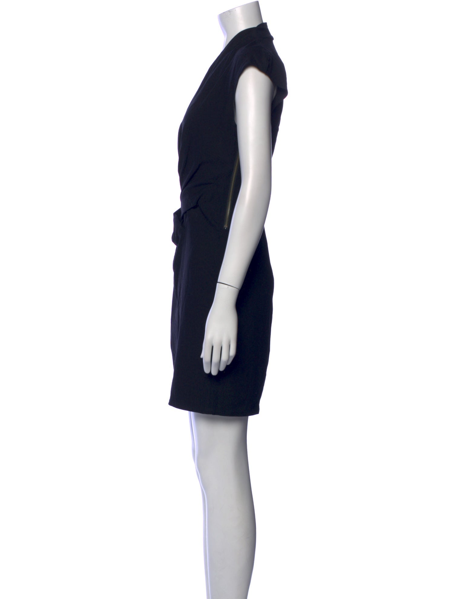 Helmut Lang V-Neck Mini Dress