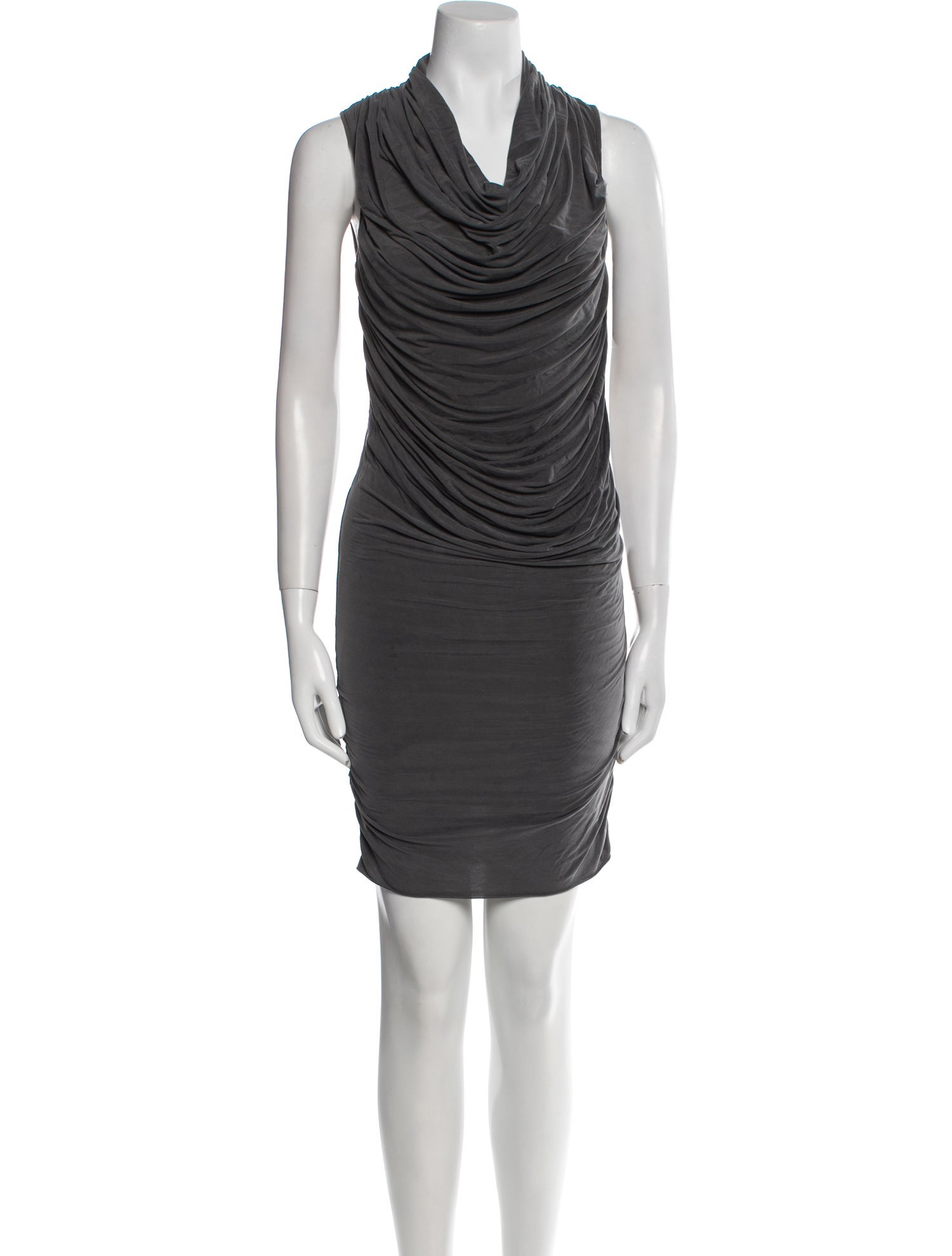 Helmut Lang Cowl Neck Mini Dress