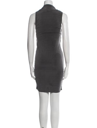 Helmut Lang Cowl Neck Mini Dress