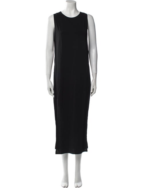 Helmut Lang Crew Neck Midi Length Dress