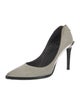 Helmut Lang Suede D'Orsay Pumps