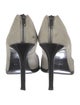 Helmut Lang Suede D'Orsay Pumps