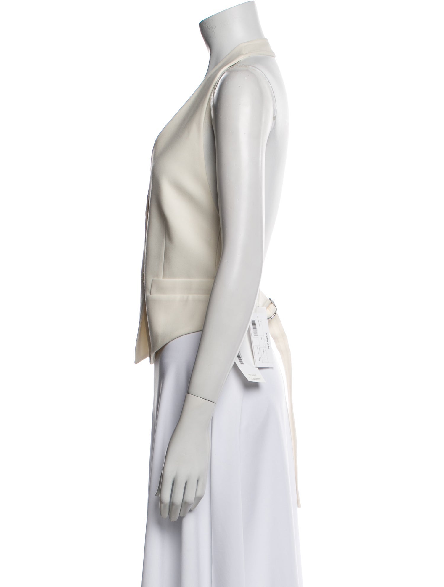 Helmut Lang V-Neck Sleeveless Crop Top w/ Tags