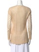 Helmut Lang Linen Scoop Neck Sweater