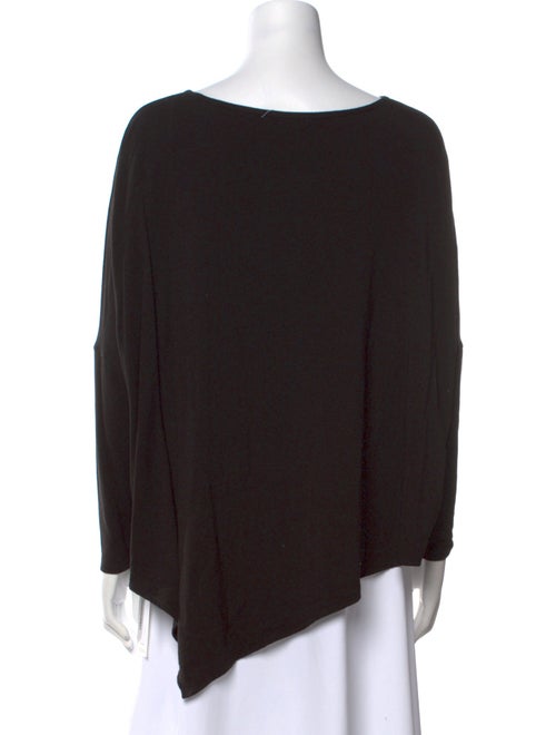 Helmut Lang Bateau Neckline Long Sleeve Blouse