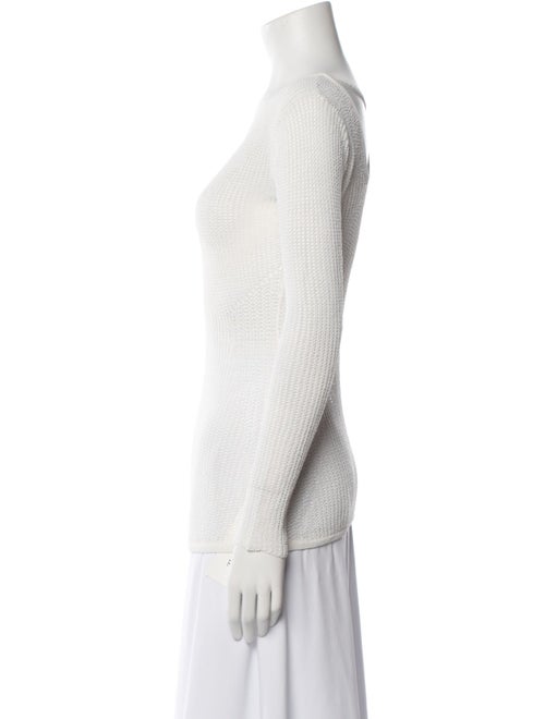 Helmut Lang Linen Scoop Neck Sweater