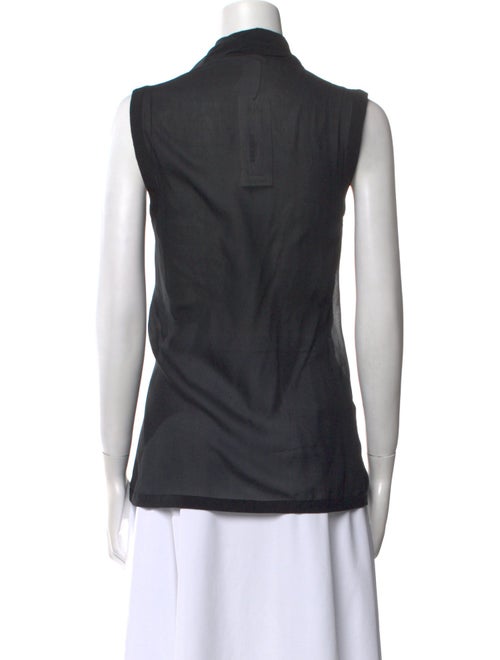 Helmut Lang Silk V-Neck Blouse