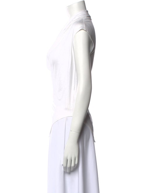 Helmut Lang Cowl Neck Short Sleeve Top