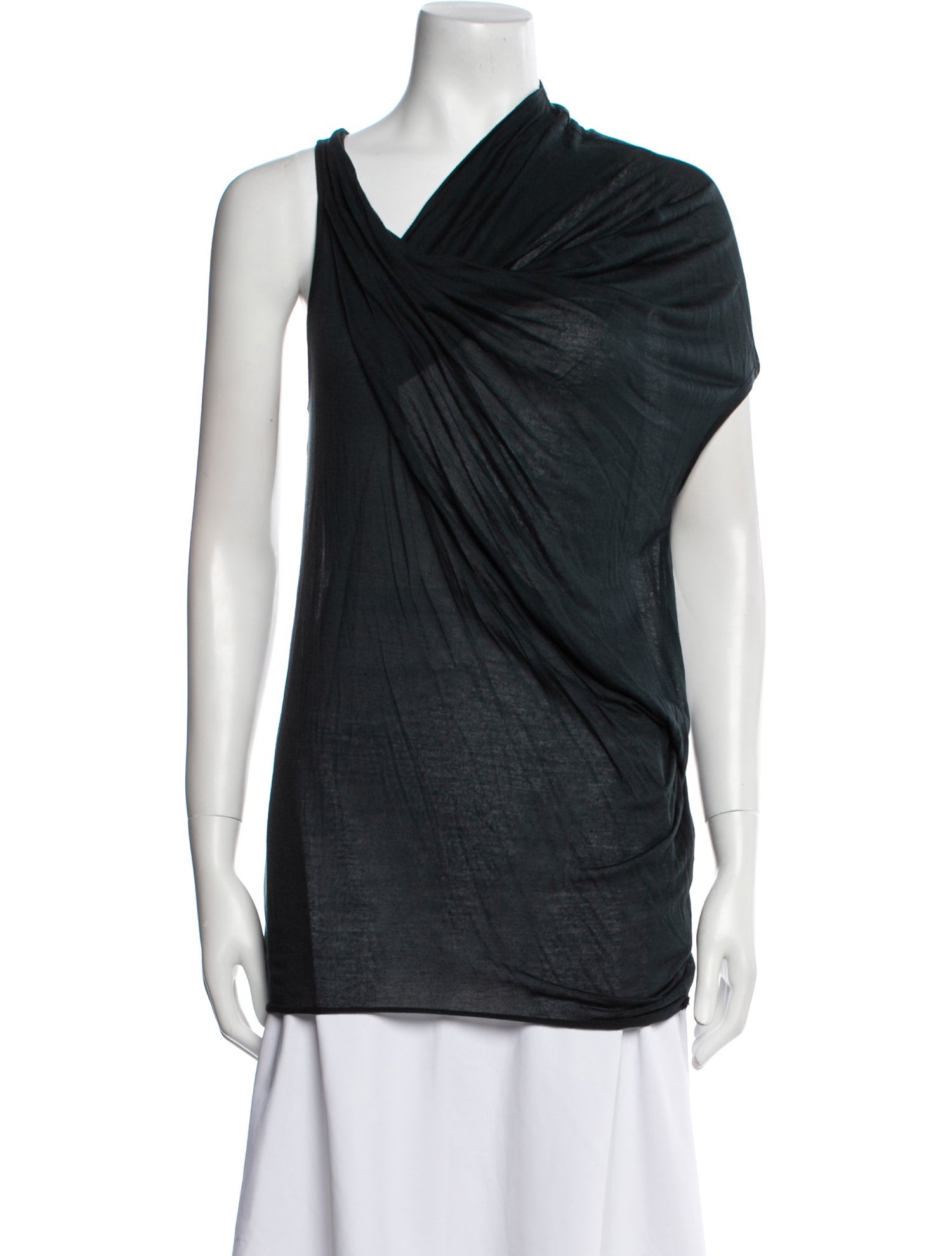 Helmut Lang Cowl Neck Sleeveless Top