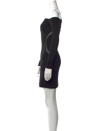 Helmut Lang Square Neckline Mini Dress