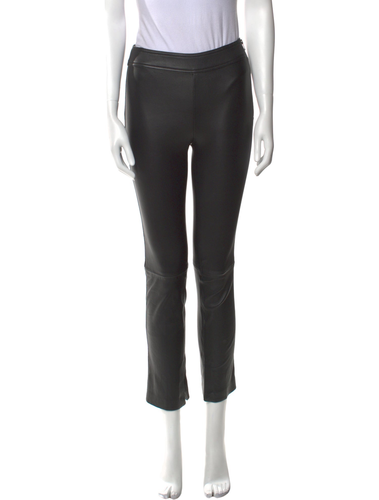 Helmut Lang Lamb Leather Straight Leg Pants