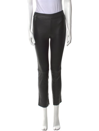 Helmut Lang Lamb Leather Straight Leg Pants